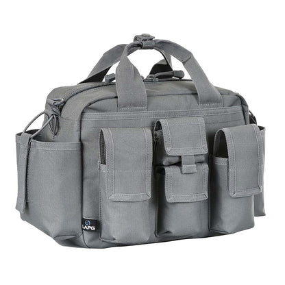 LA Police Gear LAPG Tactical Multi-Pocket Bailout Gear Diaper Bug Out Range Go-To Bag - Grey