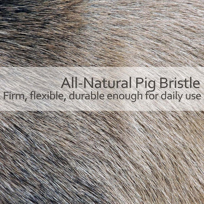 Redecker Natural Pig Bristle Bottle Brush Set for Narrow Bottles