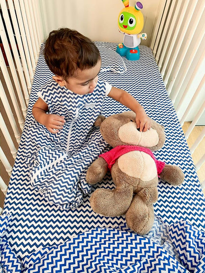 BaeBae Goods Pack N Play Sheets Set Of 4 Cotton White Playard Bedding (photo 4)