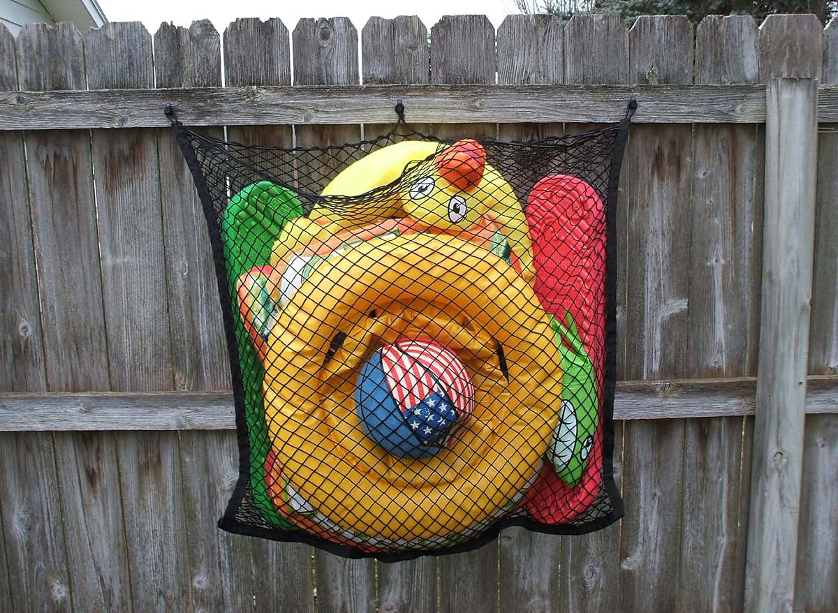 MIDE Products Large Toy Storage Net with Hooks (photo 2)