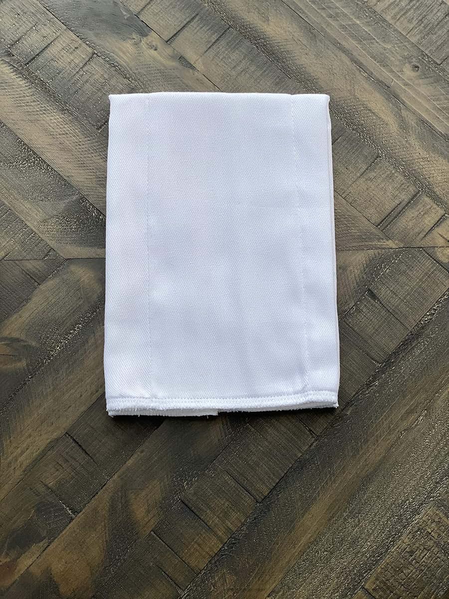 Elegance Diaper, Prefold Cloth Diaper Regular 4x6x4 6 Pack 100% Cotton (White) (photo 2)