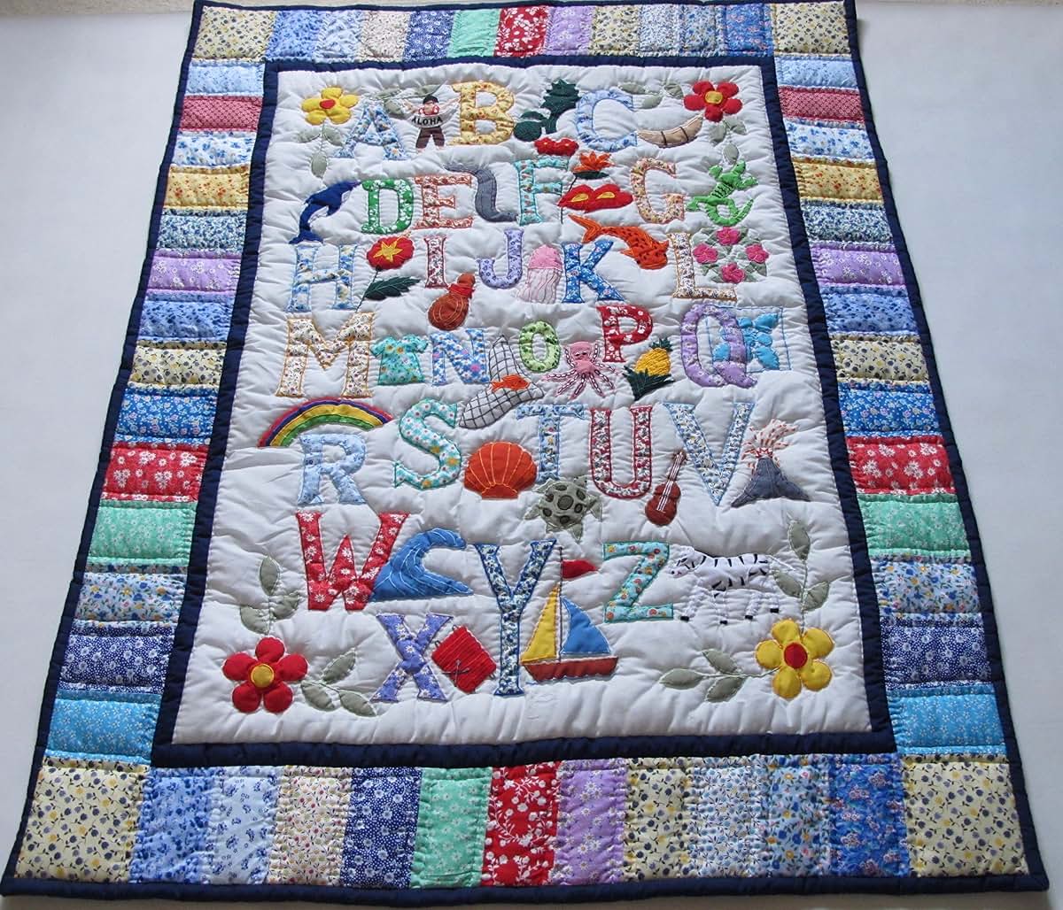 Hawaiian Quilt Wholesale Hawaiian Style ABC Quilt