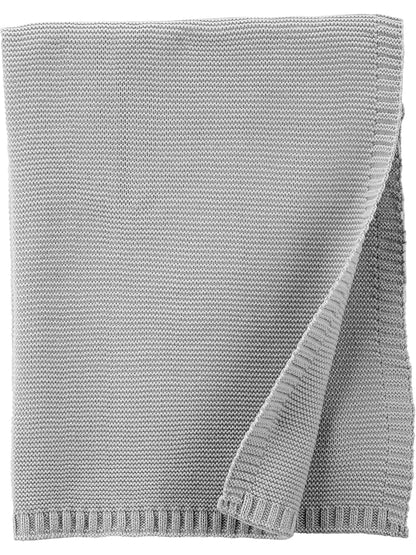 Simple Joys by Carter's Neutral's Sweater Knit Blanet, Grey, OSZ