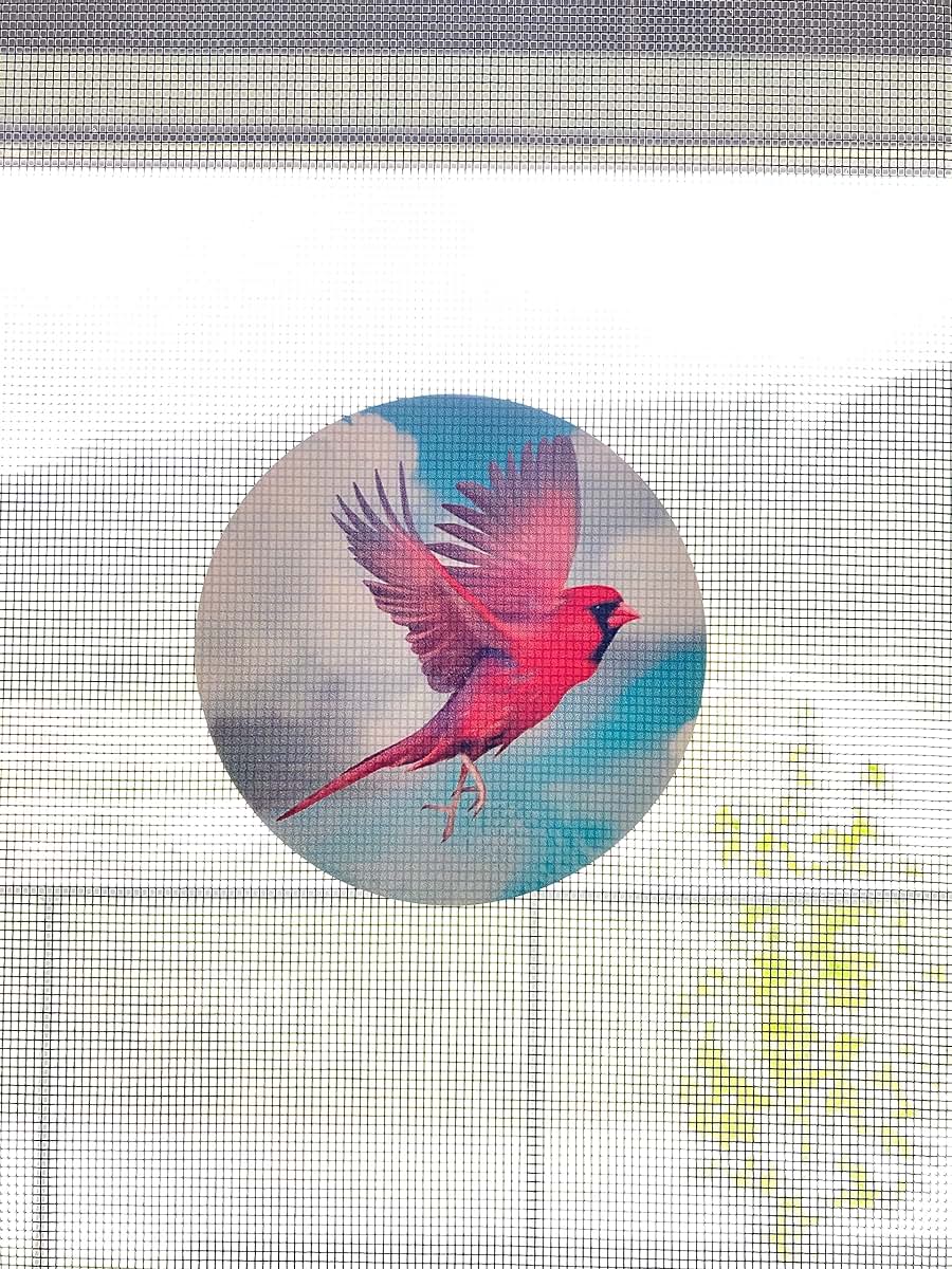 BabyOneStop Retractable Screen Door Decals, Bird Design, 6 Pack