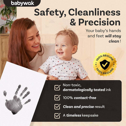 Baby Hand And Footprint Kit - Inkless Clean Touch
