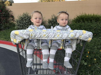 Twinventions Twin Double Shopping Cart Cover - Gray Medallion (photo 3)