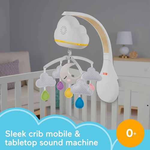 Dreamtime Crib Mobile & Sleep Soother — Lights, Lullabies & Remote