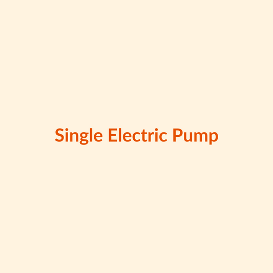Single electric breast pump with bottle and charger