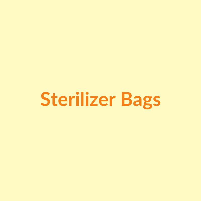 Microwave steam sterilizer bags pack