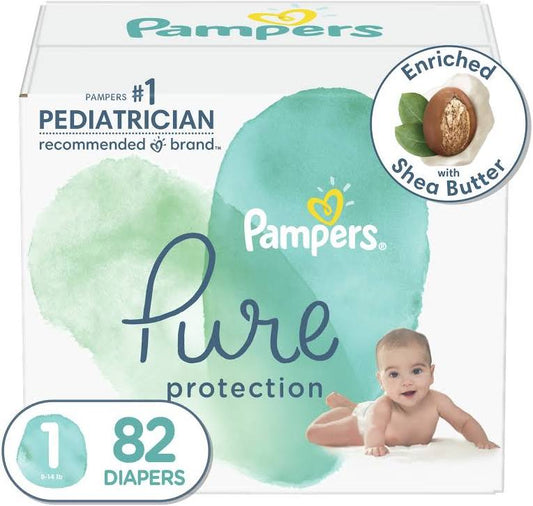 Pure & Sensitive Hypoallergenic Baby Diapers — Chlorine & Fragrance Free
