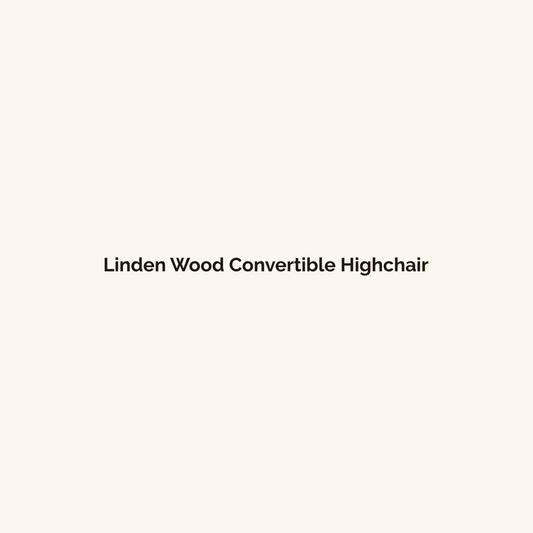Linden Wood Convertible Highchair