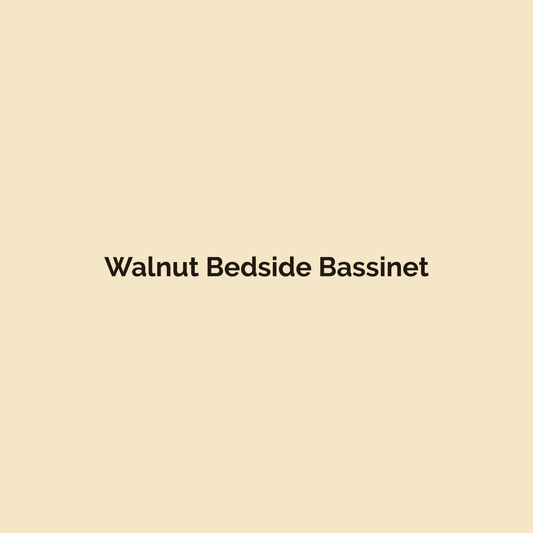 Walnut Bedside Bassinet